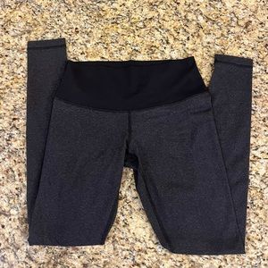 High Rise Size 6 Black Heathered Lululemon Leggings!